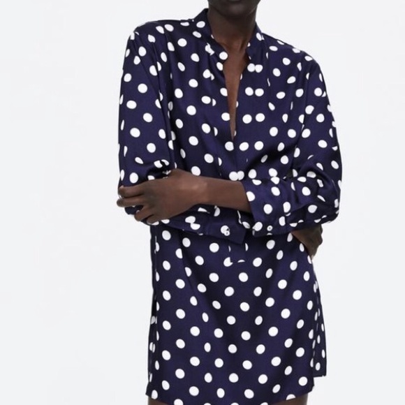 Zara Polka Dot Tunic - Picture 5 of 8